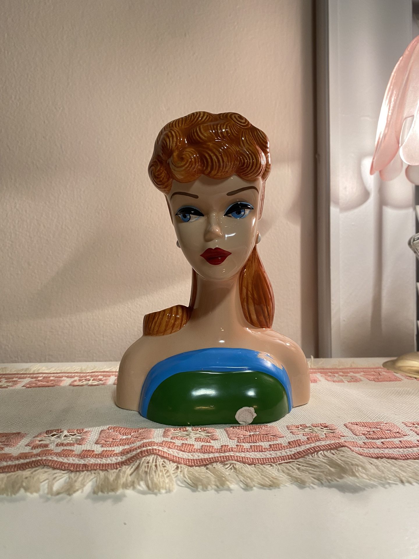 1963 BARBIE head Vase