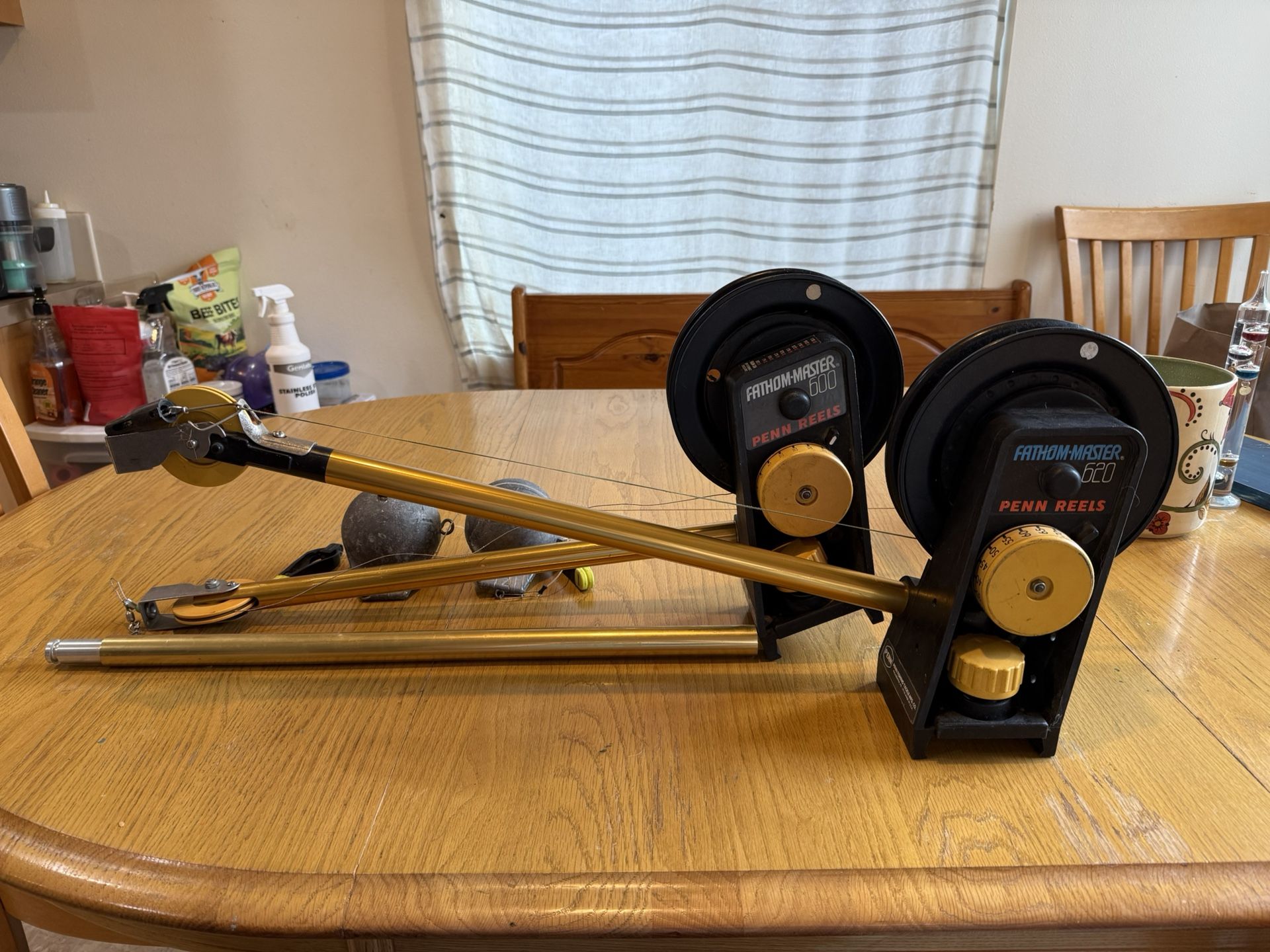 Fathom Master 620 and 600, One Extender, Two 12lbs Weights