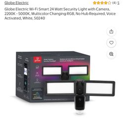 Smart Floodlight Security Camera  Globe