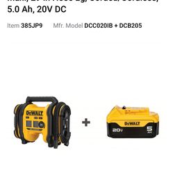 Portable Air Pump  Like New Only Used A Couple Times 