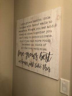 Decor sign