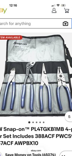 Snapon pliar set