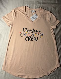 Christmas Tee Women’s Size Xs Fits Small S,M Juniors
