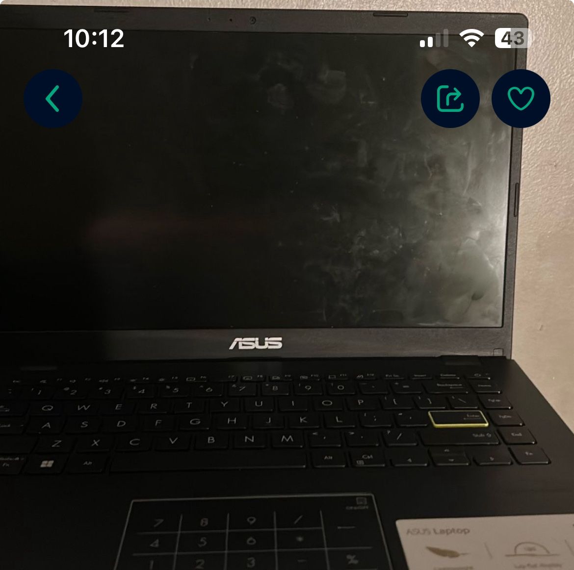 New Asus Laptop