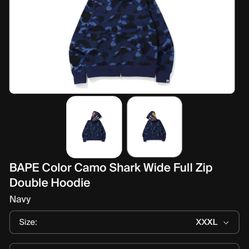 A Bathing Ape Double Hooded 