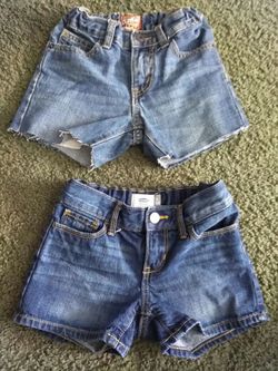 Girls jean shorts