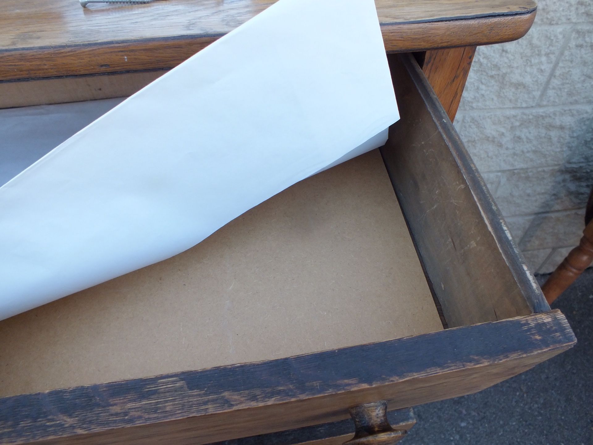 Antique Dresser with Mirror on Top