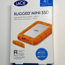 LaCie Rugged SSD 4TB 2.5” USB 3.2