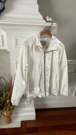 Pacific Trail White Rain Jacket,size Adult Large.