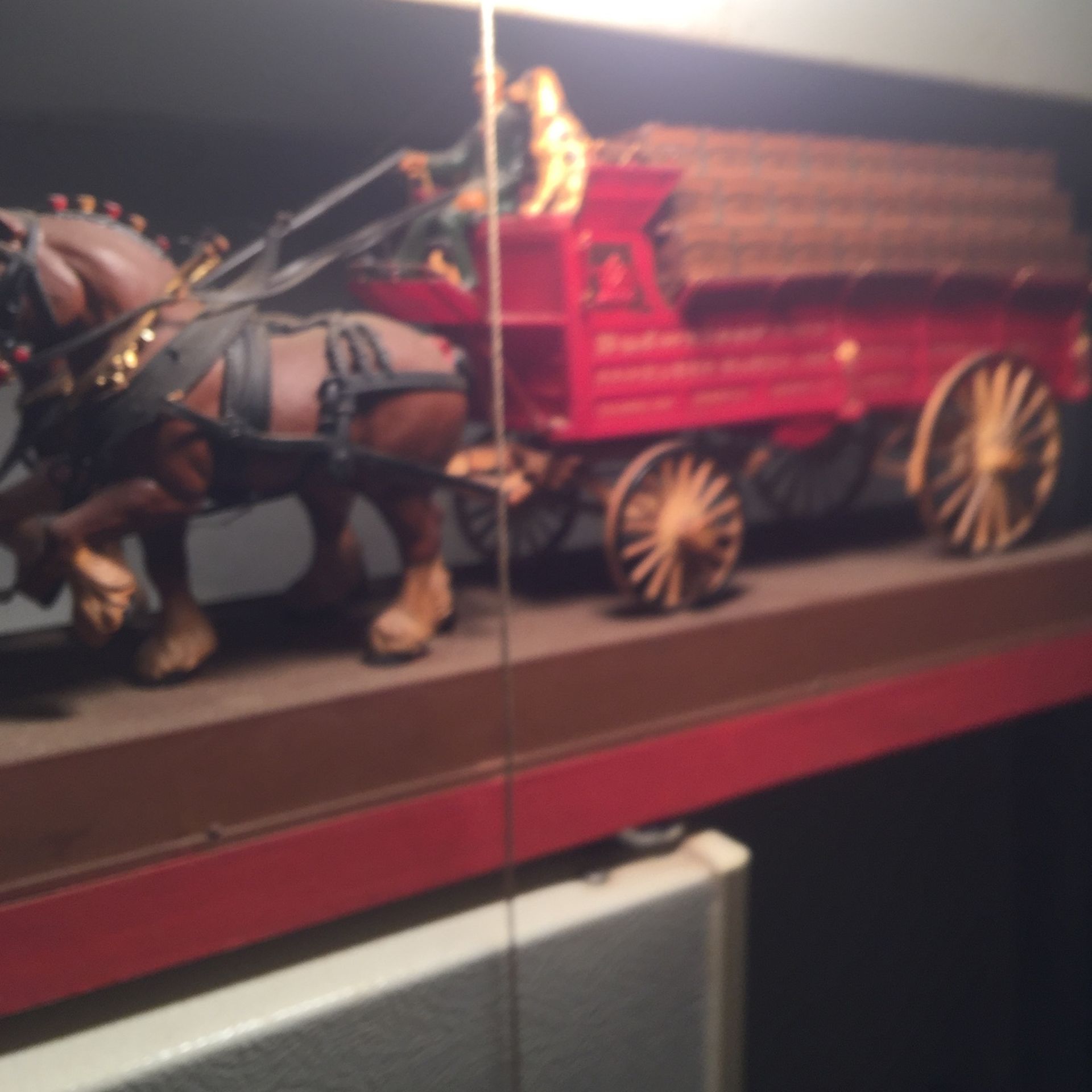 Budweiser Eight Clydesdale Drawn Beer Wagon