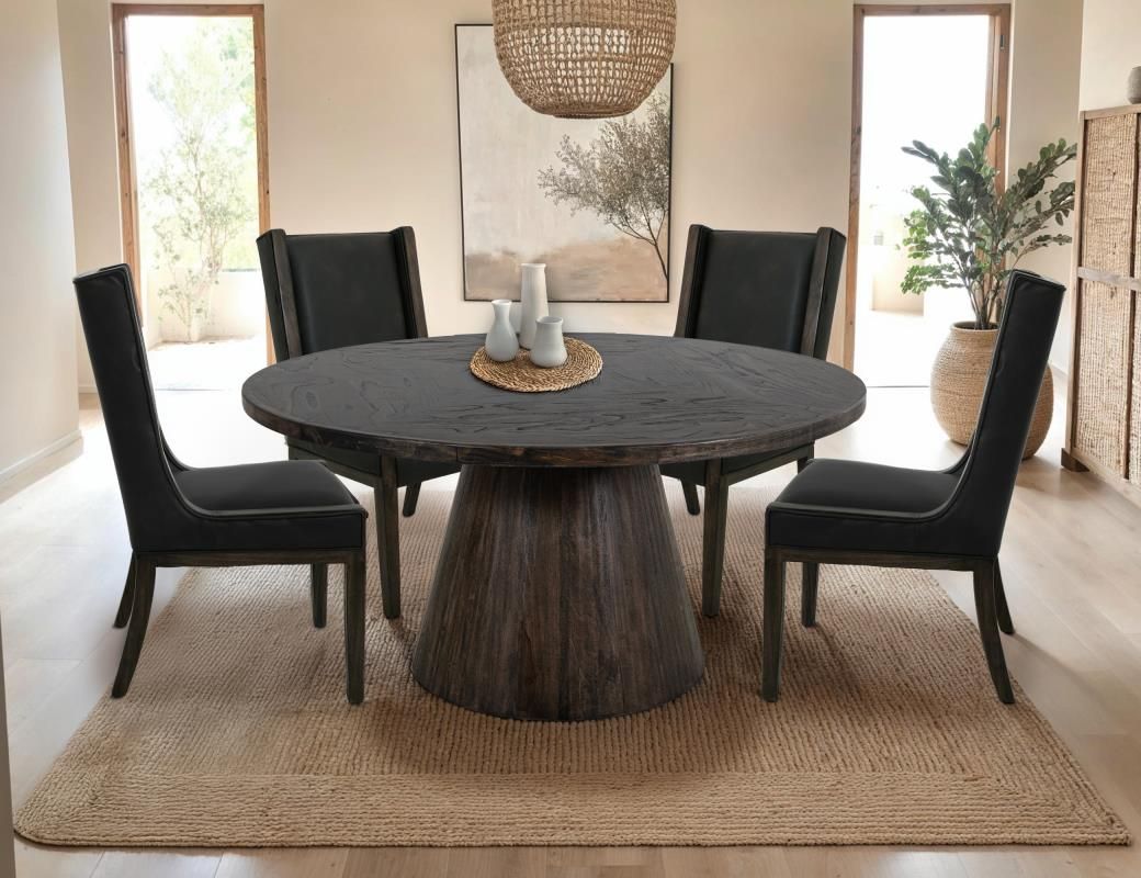 Modern ** Organic ** Round Dining Table