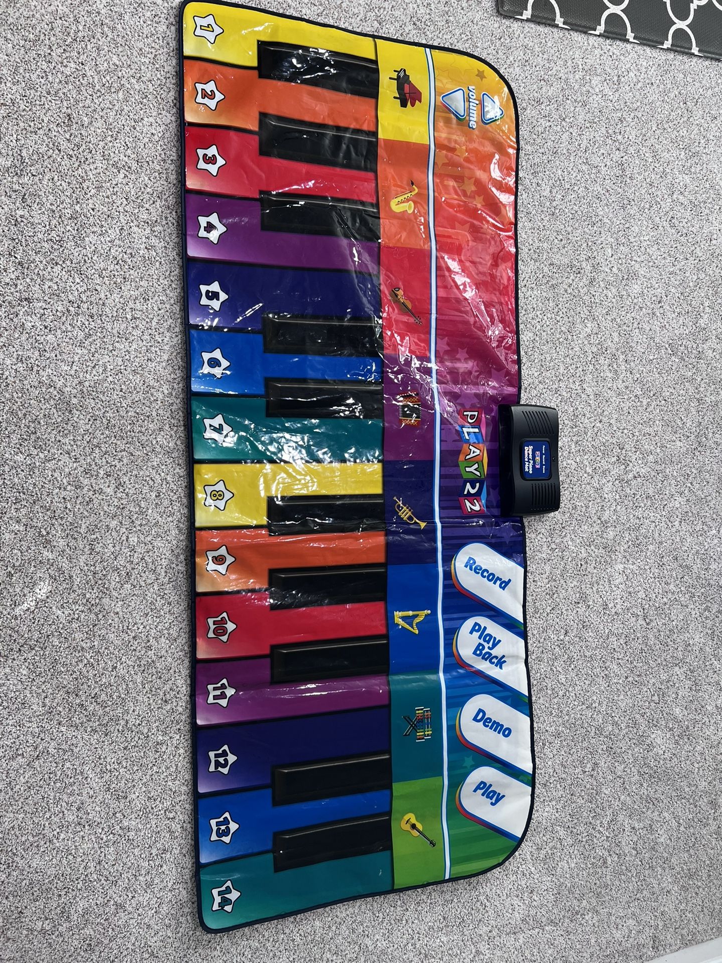 Play Floor Piano Mat