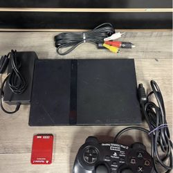 PlayStation 2 Slim Console System + Controller