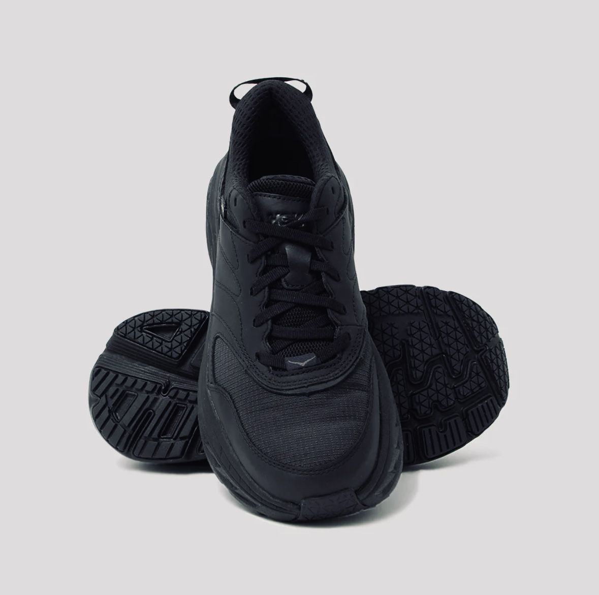 Hoka ONE Bondi L GTX Black Mens 10.5 Waterproof Running Shoes Minimal Wear