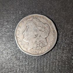 1921 Morgan Silver Dollar Coin