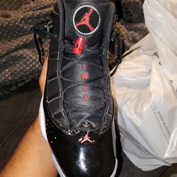 Nike Jordan 6 Rings Black Gym Red Mens 12