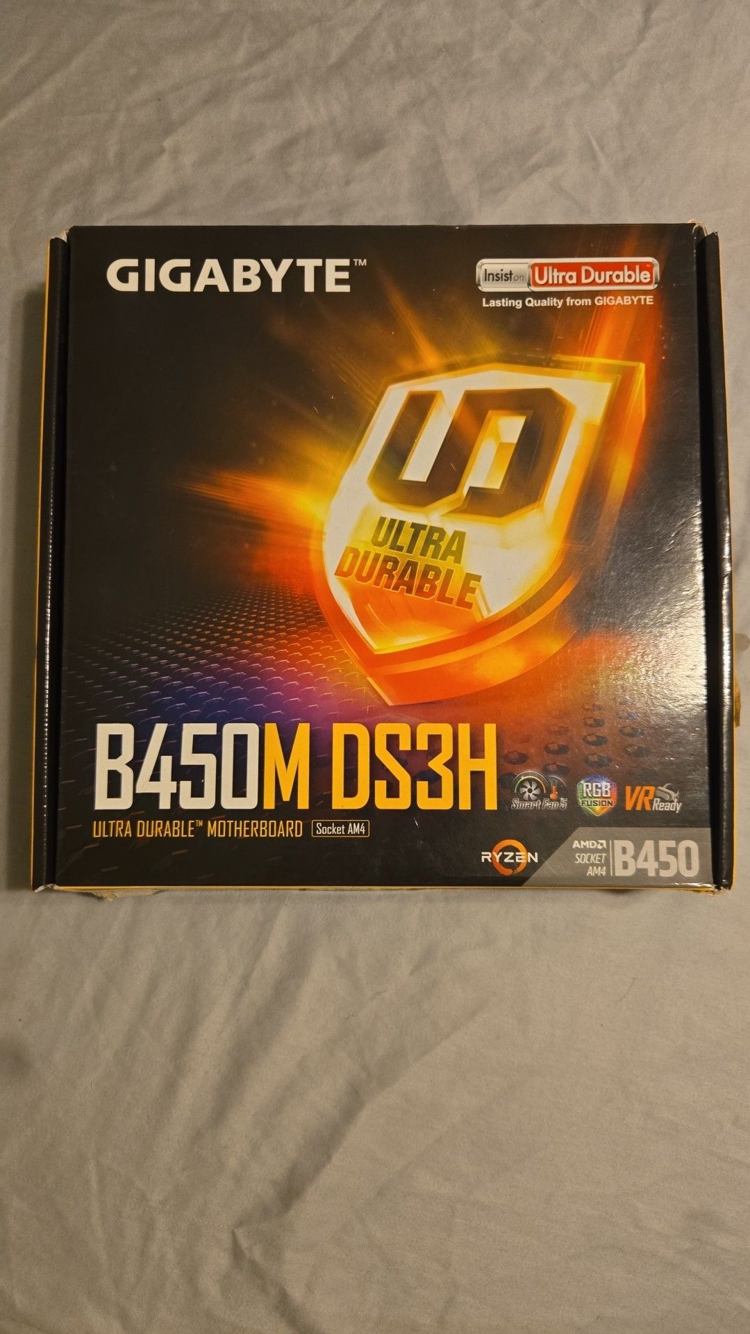 Gigabyte B450M DS3H AM4 Motherboard – Ready for Gaming/Upgrades