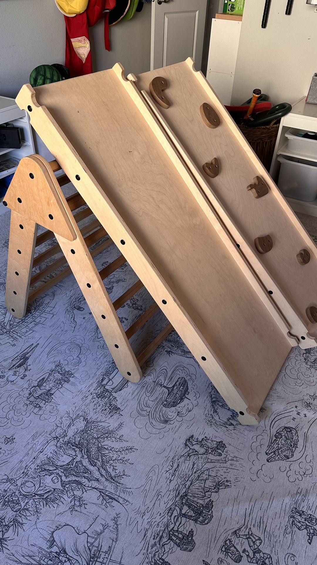 Pickler triangle with slide and rock Climbing Ramp for Sale in Federal ...