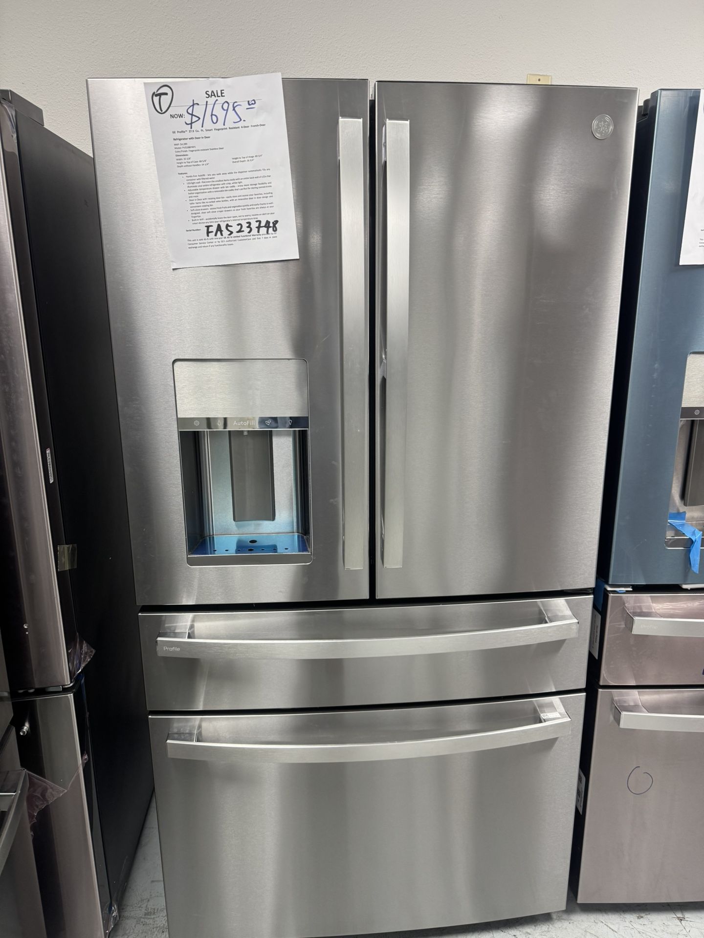 GE Profile 28 Cu.ft 4-door Refrigerator