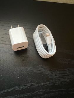 USB Wall Charger with Lightning Cable