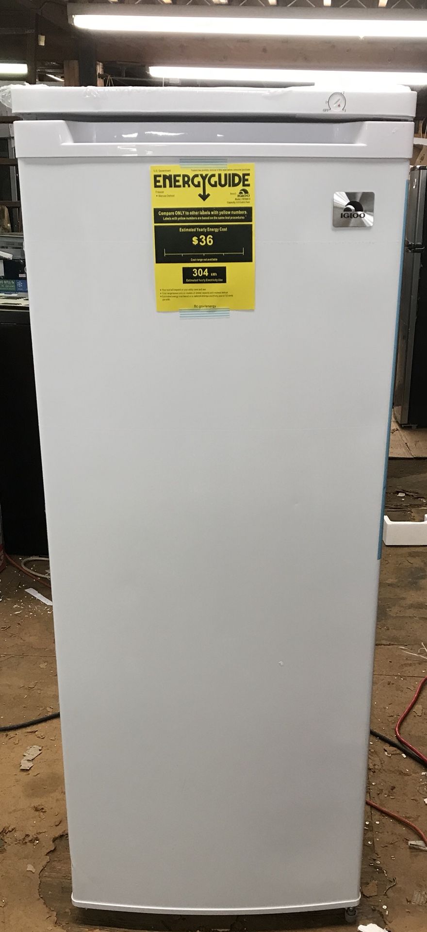 Thomson 6.5 cu ft Upright Freezer Model#TFRF690