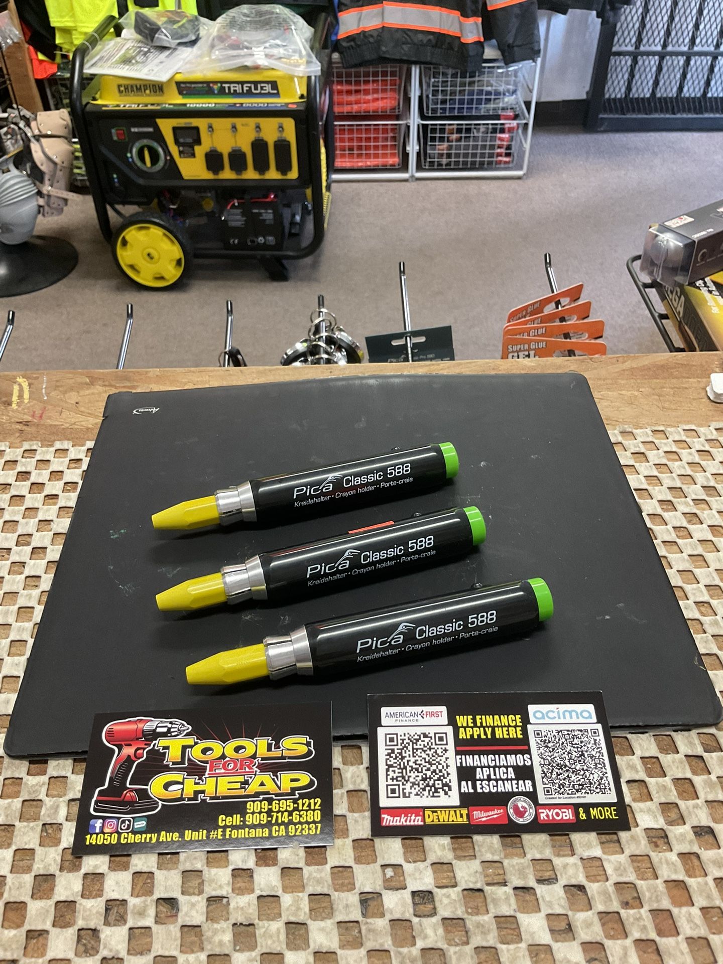 PICA Classic Crayon Holder W/ Yellow Crayon-$14 EACH