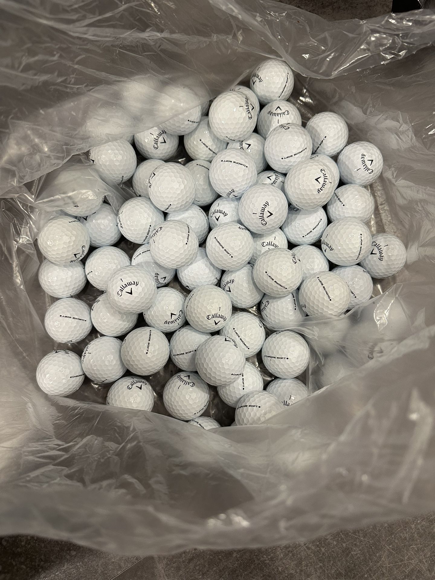 NEW CALLAWAY ⛳️CHROME SOFT GOLF BALLS 72 Total 6 Dozen