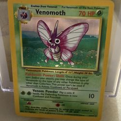 venomoth  jungle holo Pokemon 