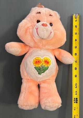 Vintage Kenner 1983 Care Bears 13" Friend Bear Sun Flowers Plush Stuffed Animal just $10