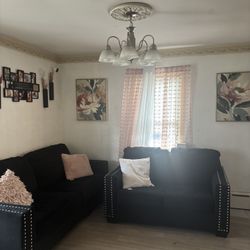Black Living Room Couch 