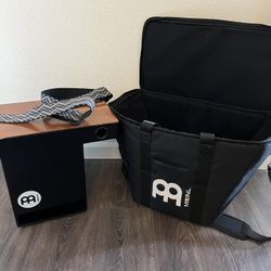 Meinl Pickup Slaptop Cajon Drum & Case