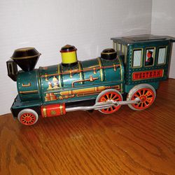 Vintage 1960s Western Special Locomotive Tin Train Engine #L1926 My Price $40