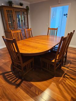 Dining room table and chairs