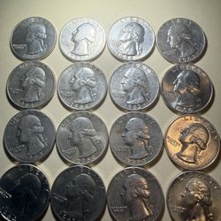 Washington Silver Quarters 90% Silver 