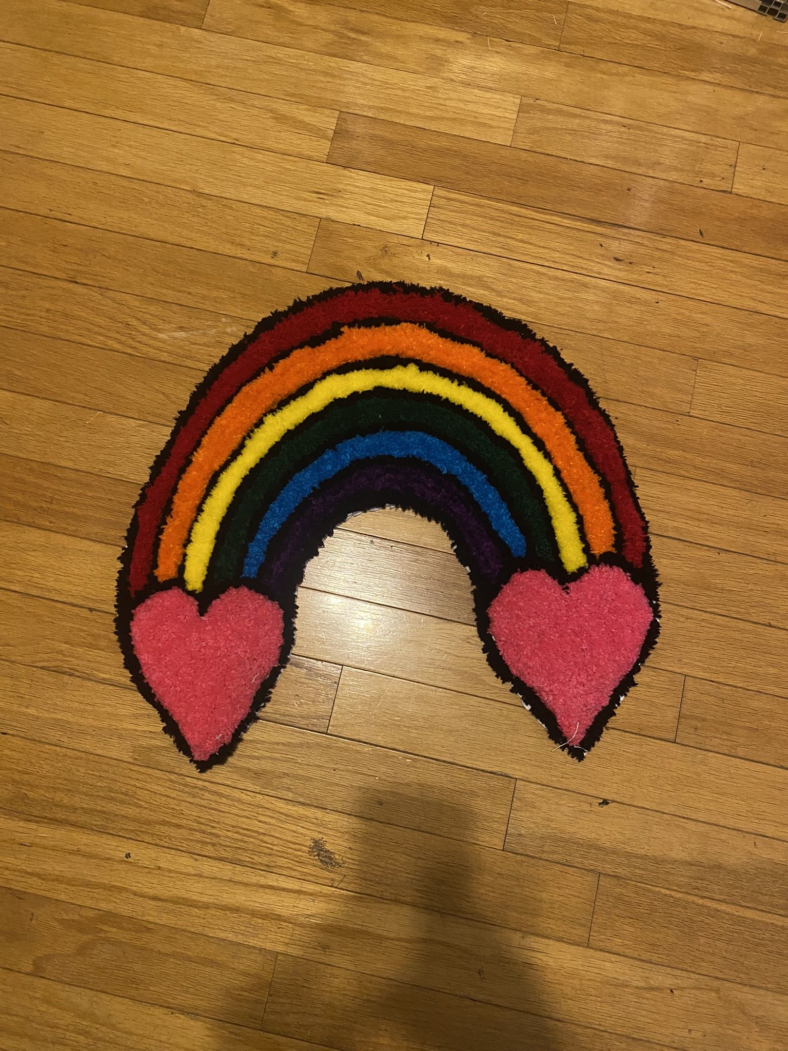 CUSTOM MADE RAINBOW RUG