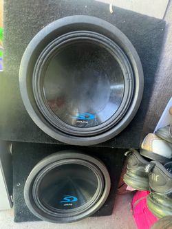 Alpine Dual 12” Subwoofer Speaker Box