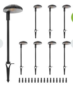 ZUCKEO LANDSCAPE PATHWAY LIGHTS, 8 PACK 5w new