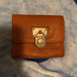 Brown Leather Michael Kors Women’s Wallet