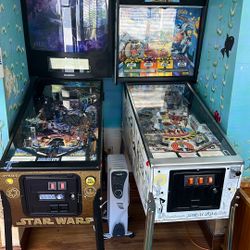 Buggs Bunny Birthday Ball / Sega Stars wars Pinball Machines 