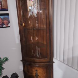 Corner Cabinet With Glass door