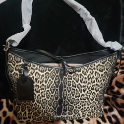 Leopard Print LV Bag