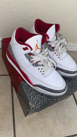 Let me know for Cardinal Red 3s size 8 in Men, Still is in Great Condition!!