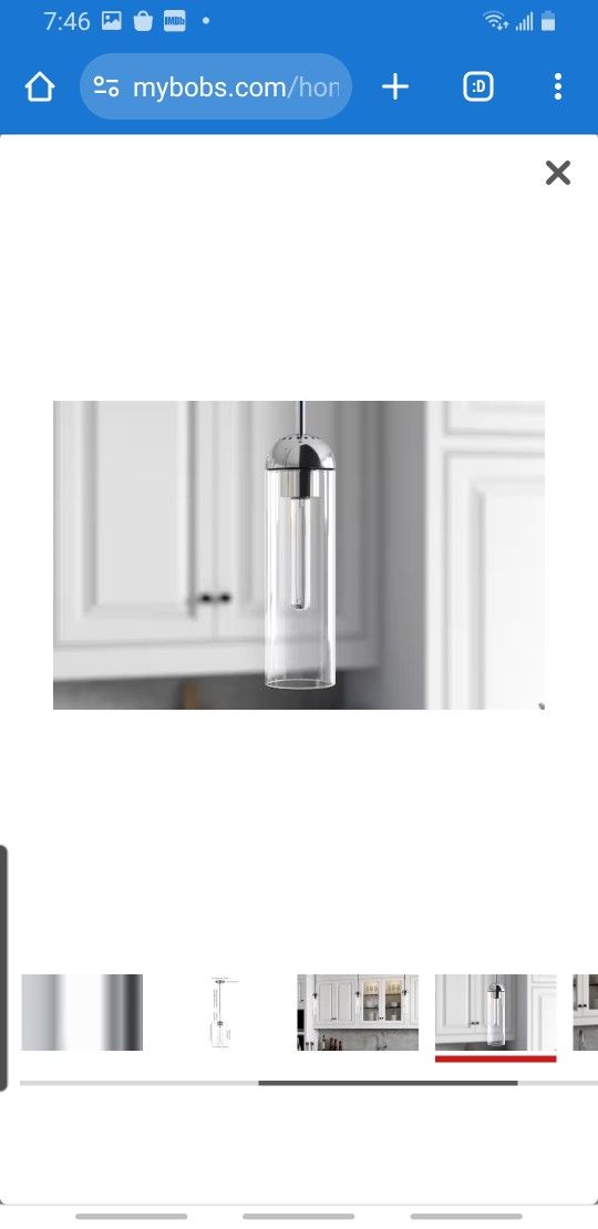 3 Pendant Lamps Polished Nickel Clear Glass