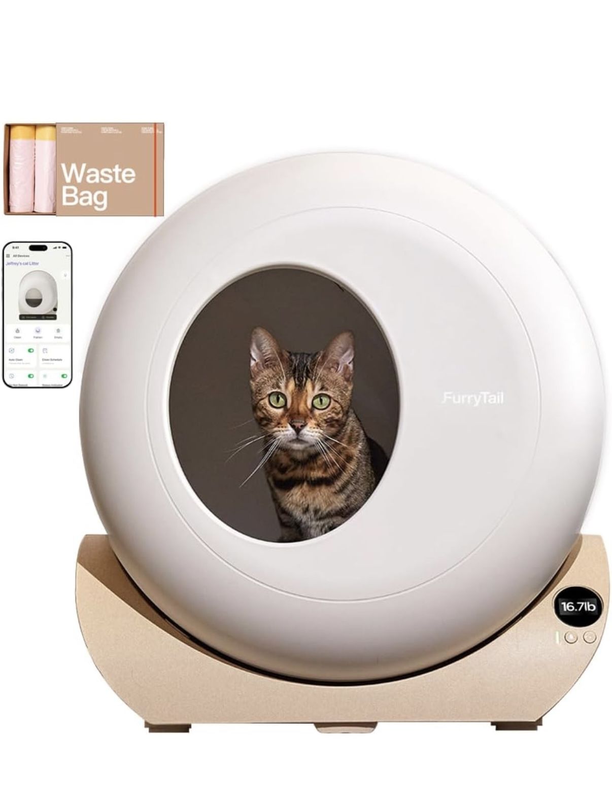 Furry Tail Self Cleaning Cat Litter