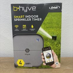 b hyve 4 Zone Indoor Smart Sprinkler Timer.