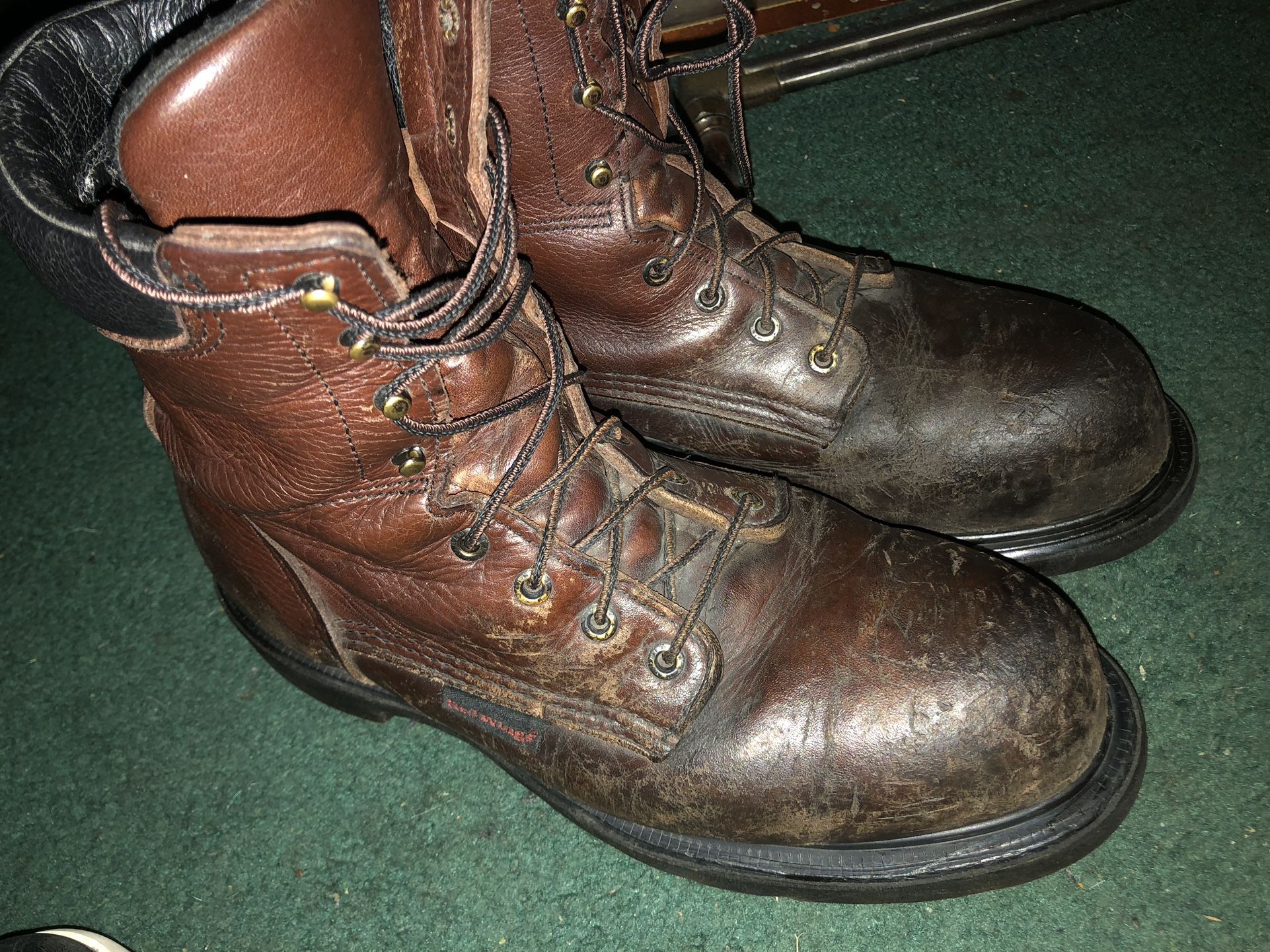 Red Wing Steel Toe Boots Size10 Men’s