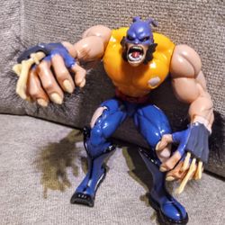 Vintage Marvel X-Men Onslaught Wolverine Unleashed 6" Action Figure 1997 ToyBiz