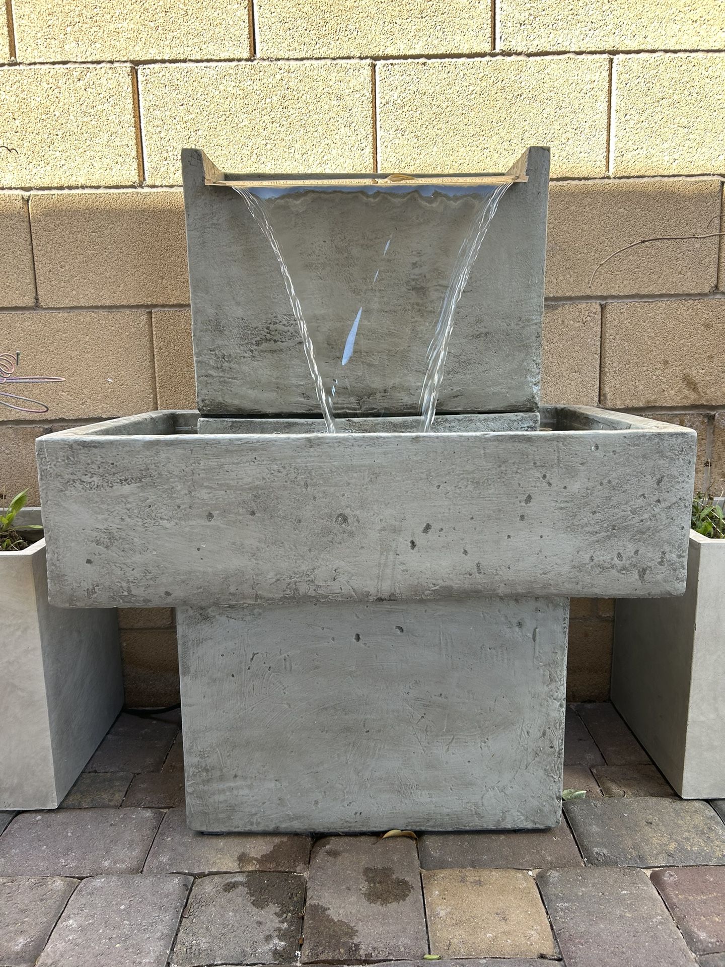 Concrete Water Fountain