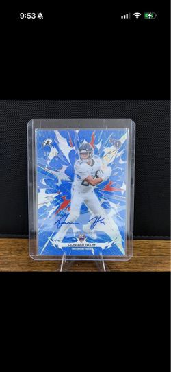 Topps 2026 Composite Gunnar Helm #196 RC Auto Blue 37/99 Tennessee Titans