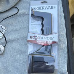 Table tub, knife sharpener